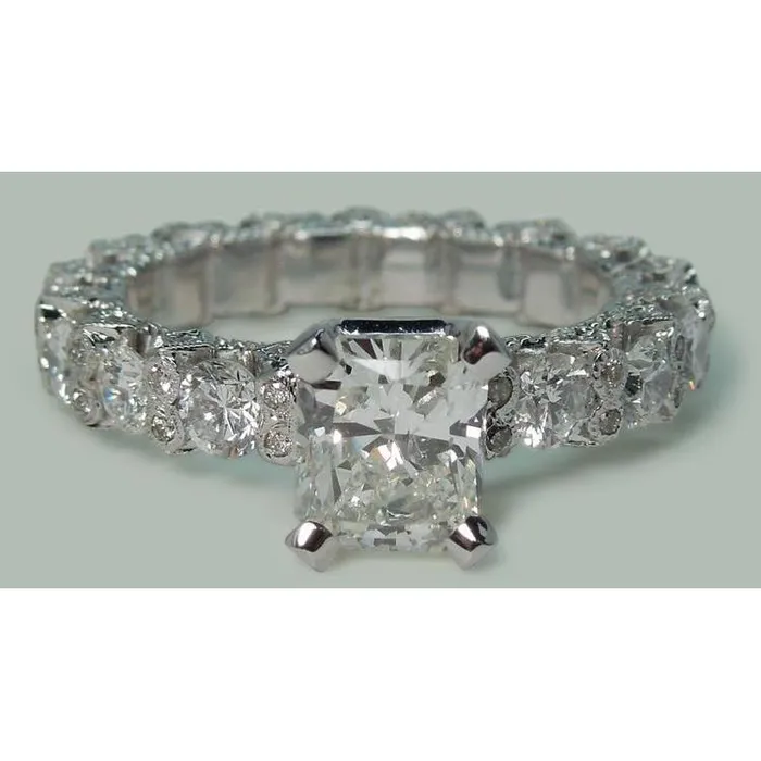 GB Rings 375 Ct Radiant Round Natural Earth Mined Diamonds Ring Wedding Anniversary GB Rings 375 Ct Radiant Round Natural Earth Mined Diamonds Ring Wedding Anniversary