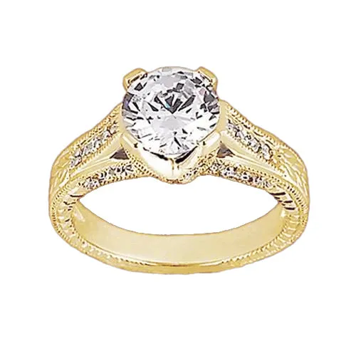 GB Rings Natural Earth Mined Diamond Antique Style Engagement Ring 143 Carats Yellow Gold 14K GB Rings Natural Earth Mined Diamond Antique Style Engagement Ring 143 Carats Yellow Gold 14K