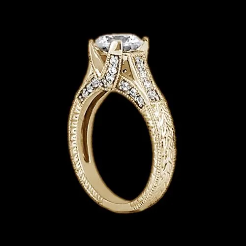 GB Rings Natural Earth Mined Diamond Antique Style Engagement Ring 143 Carats Yellow Gold 14K GB Rings Natural Earth Mined Diamond Antique Style Engagement Ring 143 Carats Yellow Gold 14K