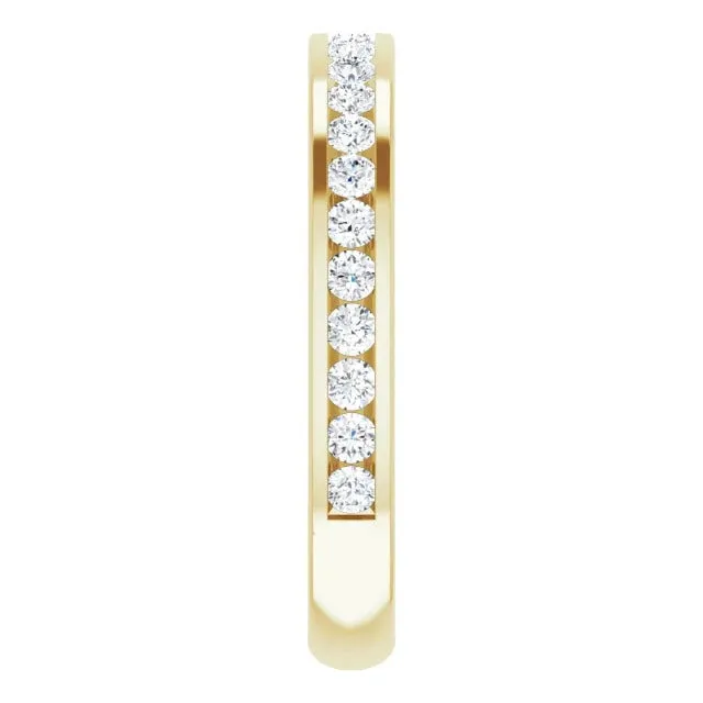 GB Rings Natural Earth Mined Diamond Wedding Band 060 Carats Bar Setting Yellow Gold Jewelry GB Rings Natural Earth Mined Diamond Wedding Band 060 Carats Bar Setting Yellow Gold Jewelry
