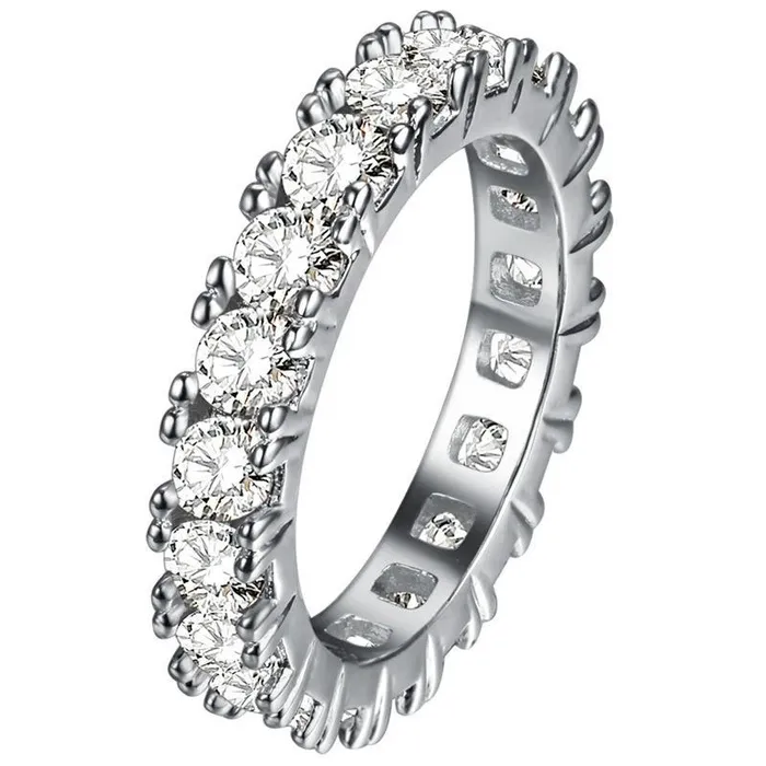 GB Rings Round Genuine Natural Earth Mined Diamond Engagement Ring Eternity Band 3 Carat WG 14K GB Rings Round Genuine Natural Earth Mined Diamond Engagement Ring Eternity Band 3 Carat WG 14K