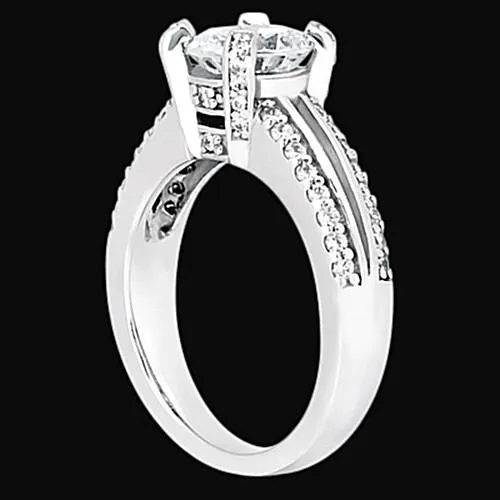 GB Rings Round Real Natural Earth Mined Diamond Engagement Ring 145 Carat Basket Setting Jewelry WG GB Rings Round Real Natural Earth Mined Diamond Engagement Ring 145 Carat Basket Setting Jewelry WG