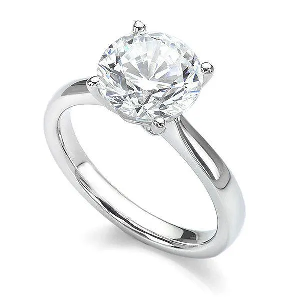 GB Rings Solitaire 275 Carat Round Cut Natural Earth Mined Diamond Wedding Ring White Gold GB Rings Solitaire 275 Carat Round Cut Natural Earth Mined Diamond Wedding Ring White Gold