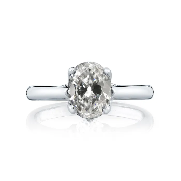 GB Rings Solitaire Ring Oval Old Mine Cut Natural Earth Mined Diamond White Gold 3 Carats GB Rings Solitaire Ring Oval Old Mine Cut Natural Earth Mined Diamond White Gold 3 Carats