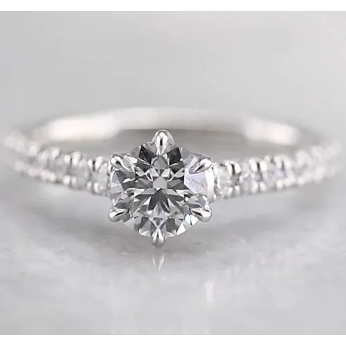 GB Rings Women Natural Earth Mined Diamond Engagement Ring 150 Carats White Gold 14K GB Rings Women Natural Earth Mined Diamond Engagement Ring 150 Carats White Gold 14K