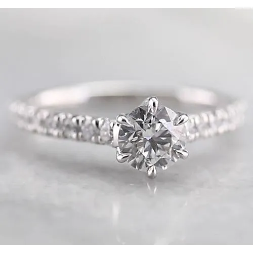 GB Rings Women Natural Earth Mined Diamond Engagement Ring 150 Carats White Gold 14K GB Rings Women Natural Earth Mined Diamond Engagement Ring 150 Carats White Gold 14K
