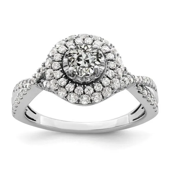 Gold Double Halo Ring Round Old Cut Natural Earth Mined Diamond Twisted Shank 350 Carats HarryChadEntcom Rings Gold Double Halo Ring Round Old Cut Natural Earth Mined Diamond Twisted Shank 350 Carats HarryChadEntcom Rings