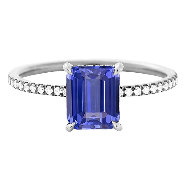 HarryChadEntcom Gold Solitaire Emerald Sapphire Ring With Accents Natural Earth Mined Diamonds 350 Carats Rings HarryChadEntcom Gold Solitaire Emerald Sapphire Ring With Accents Natural Earth Mined Diamonds 350 Carats Rings