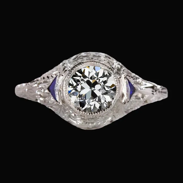 HarryChadEntcom Like Edwardian Jewelry Gemstone 3 Stone Ring Old Cut Natural Earth Mined Diamond Sapphire Rings HarryChadEntcom Like Edwardian Jewelry Gemstone 3 Stone Ring Old Cut Natural Earth Mined Diamond Sapphire Rings