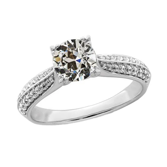 HarryChadEntcom Rings 14K Gold Round Old Cut Natural Earth Mined Diamond Engagement Ring 350 Carats Jewelry HarryChadEntcom Rings 14K Gold Round Old Cut Natural Earth Mined Diamond Engagement Ring 350 Carats Jewelry