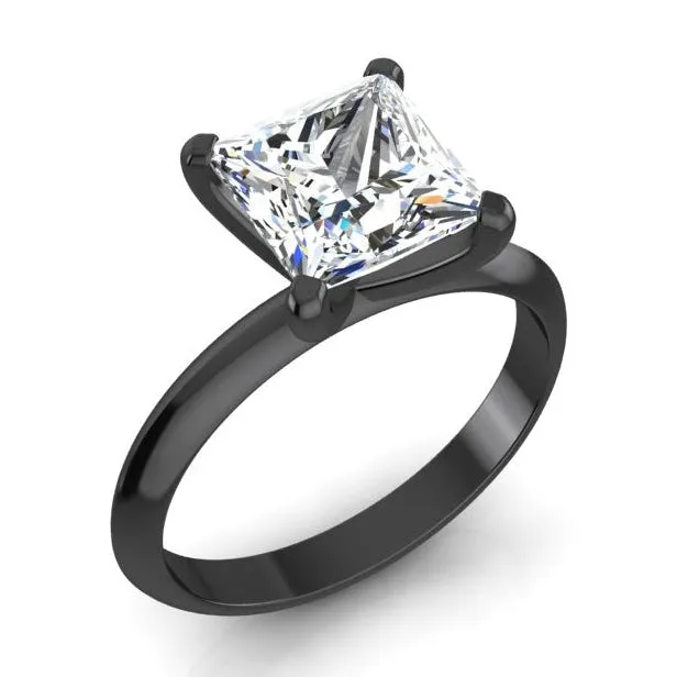 HarryChadEntcom Rings Black Gold Princess Huge Lab Grown Diamond Solitaire Ring 8 Carats HarryChadEntcom Rings Black Gold Princess Huge Lab Grown Diamond Solitaire Ring 8 Carats