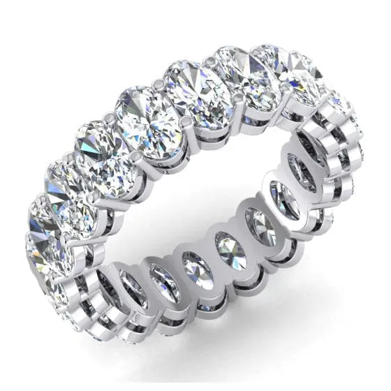 HarryChadEntcom Rings Oval Earth Mined Diamond Eternity Band Gold 14K Ladies Jewelry 4 Ct HarryChadEntcom Rings Oval Earth Mined Diamond Eternity Band Gold 14K Ladies Jewelry 4 Ct