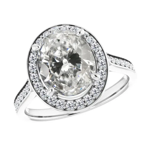 HarryChadEntcom Rings Oval Huge Lab Grown Diamond Old Mine Cut Halo Ring White Gold 11 Carats HarryChadEntcom Rings Oval Huge Lab Grown Diamond Old Mine Cut Halo Ring White Gold 11 Carats