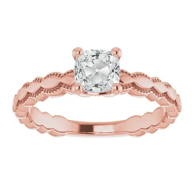 HarryChadEntcom Solitaire Engagement Ring Old Cut Cushion Natural Earth Mined Diamond 250 Carats Rings HarryChadEntcom Solitaire Engagement Ring Old Cut Cushion Natural Earth Mined Diamond 250 Carats Rings