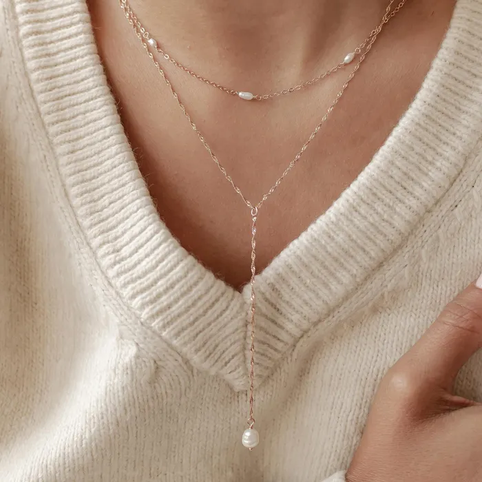 Hey Happiness Necklaces Infinity Necklace Set Sterling Silver Hey Happiness Necklaces Infinity Necklace Set Sterling Silver