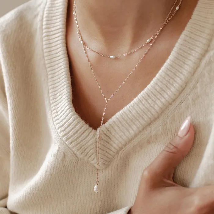 Hey Happiness Necklaces Infinity Necklace Set Sterling Silver Hey Happiness Necklaces Infinity Necklace Set Sterling Silver