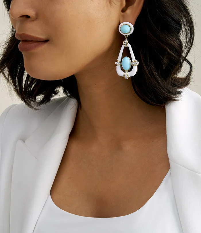 Long Swing Earrings David Webb Earrings Long Swing Earrings David Webb Earrings