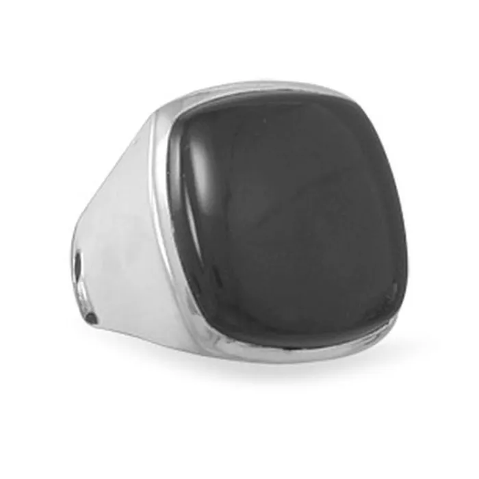 MMA MMA Square Black Onyx Ring Size 6 Rings