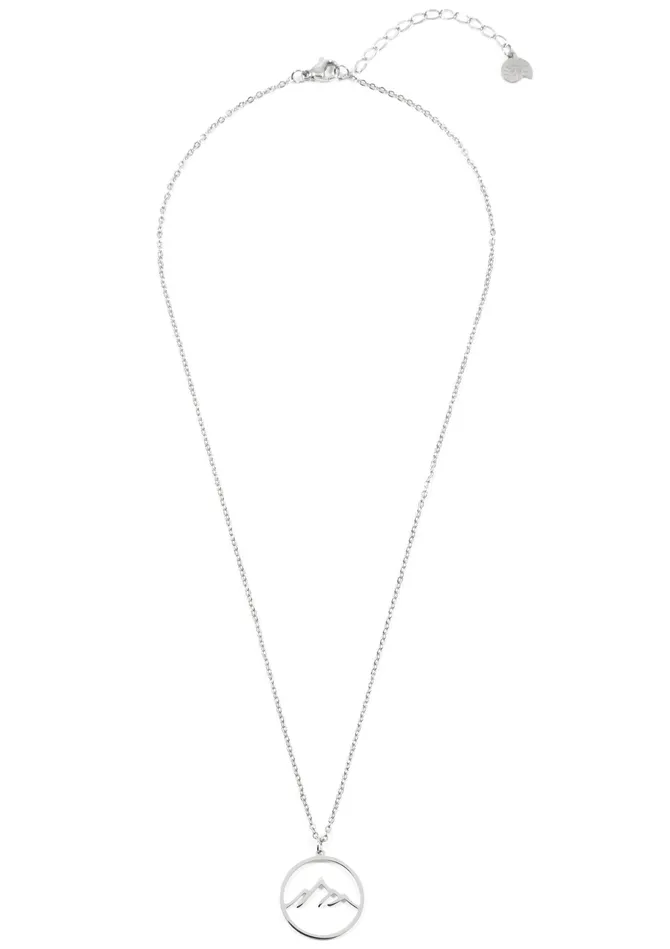 Mountain Necklace Silver Hey Happiness Necklaces Mountain Necklace Silver Hey Happiness Necklaces
