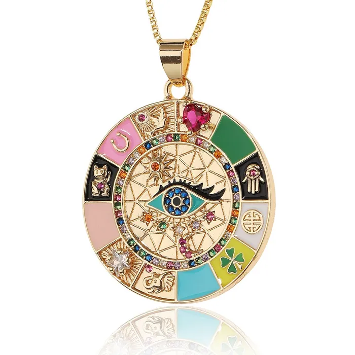 Multielement Evil Eye Necklace Life Changing Energy Necklaces