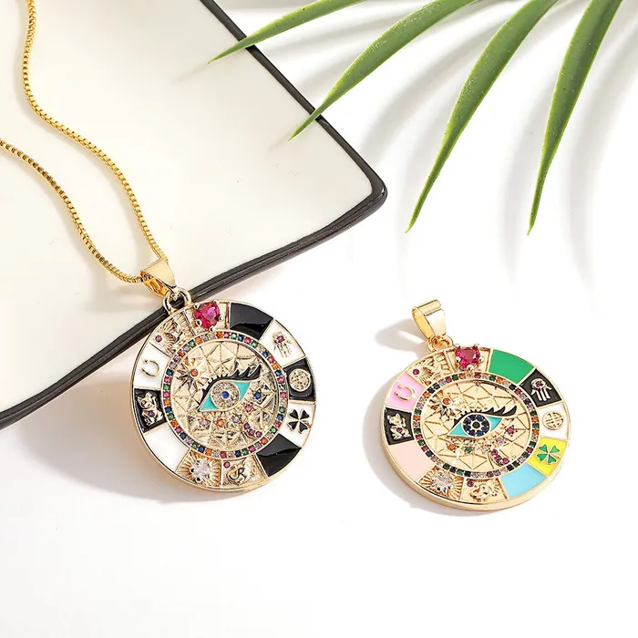 Multielement Evil Eye Necklace Life Changing Energy Necklaces