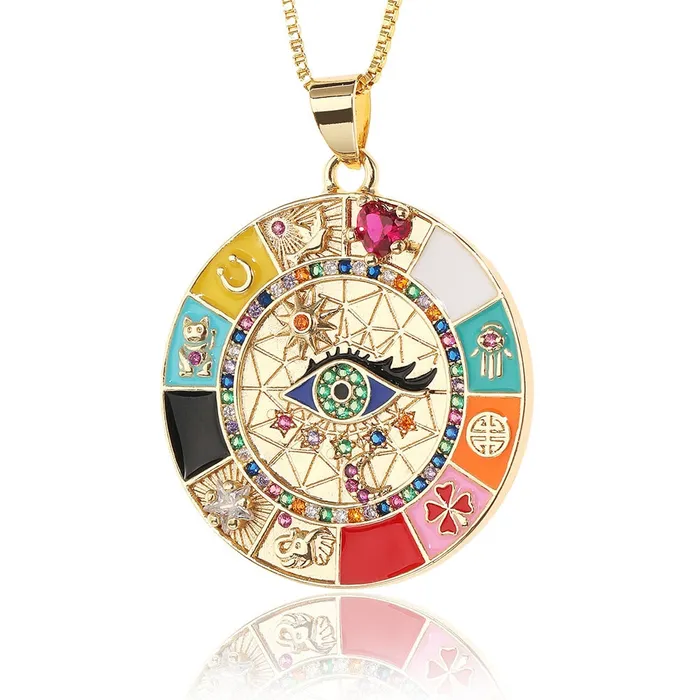 Multielement Evil Eye Necklace Life Changing Energy Necklaces