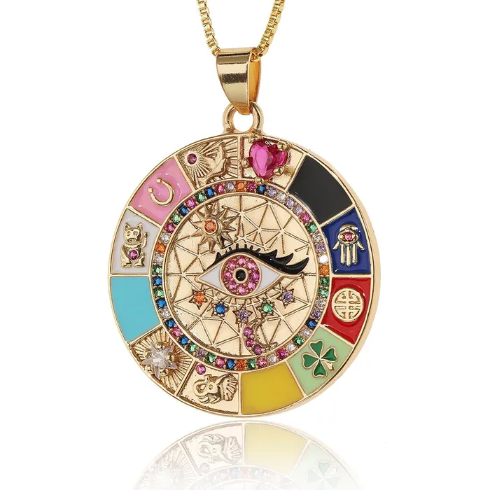 Multielement Evil Eye Necklace Life Changing Energy Necklaces