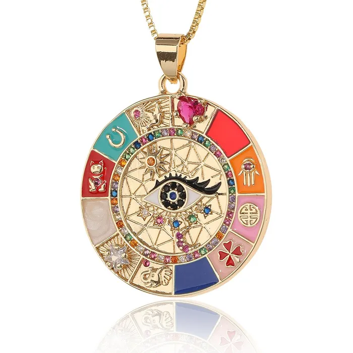 Multielement Evil Eye Necklace Life Changing Energy Necklaces