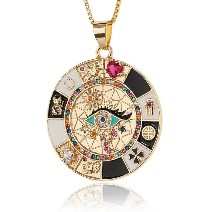 Multielement Evil Eye Necklace Life Changing Energy Necklaces
