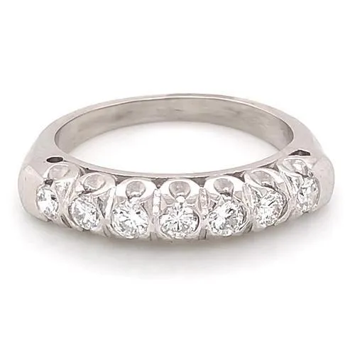 Natural Earth Mined Diamond Anniversary Band 140 Carats F Vs1 White Gold Jewelry New GB Rings Natural Earth Mined Diamond Anniversary Band 140 Carats F Vs1 White Gold Jewelry New GB Rings