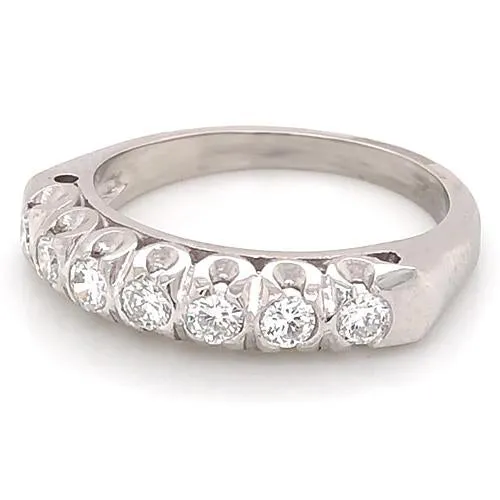 Natural Earth Mined Diamond Anniversary Band 140 Carats F Vs1 White Gold Jewelry New GB Rings Natural Earth Mined Diamond Anniversary Band 140 Carats F Vs1 White Gold Jewelry New GB Rings