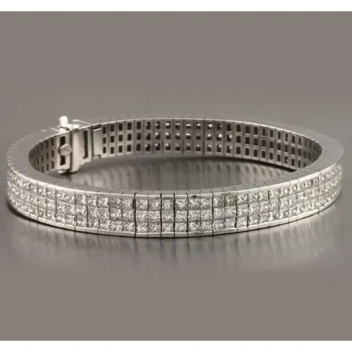Natural Earth Mined Diamond Tennis Bracelet Pav Set 2490 Carats White Gold 14K GB Bracelets Natural Earth Mined Diamond Tennis Bracelet Pav Set 2490 Carats White Gold 14K GB Bracelets
