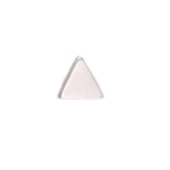 Necklaces AP Sterling Silver Triangle Solderable Accent 54mm 21 x 48mm 18 24 Gauge Pack of 5