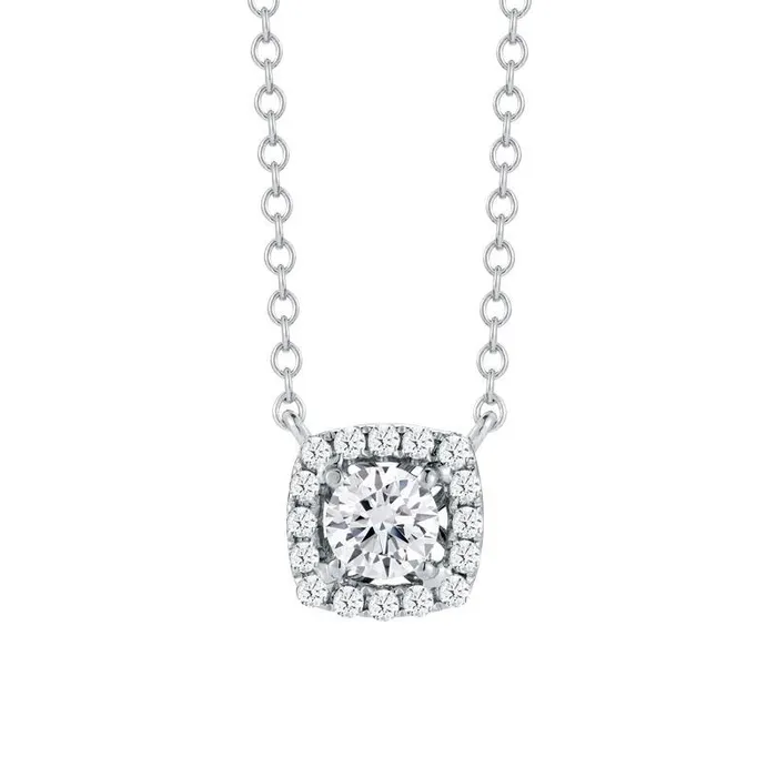 Necklaces GB Pendant Necklace With Chain 140 Carats Round Natural Earth Mined Diamonds White Gold 14K Necklaces GB Pendant Necklace With Chain 140 Carats Round Natural Earth Mined Diamonds White Gold 14K