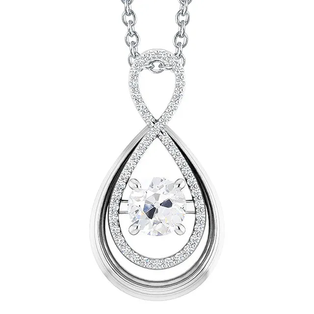 Necklaces HarryChadEntcom Gold 14K Old Cut Genuine Natural Earth Mined Diamond Pendant With Chain 250 Carats Infinity Style Necklaces HarryChadEntcom Gold 14K Old Cut Genuine Natural Earth Mined Diamond Pendant With Chain 250 Carats Infinity Style