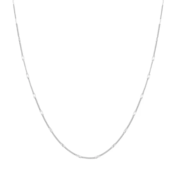 Necklaces Hey Happiness Delicate Starburst Chain Necklace Sterling Silver
