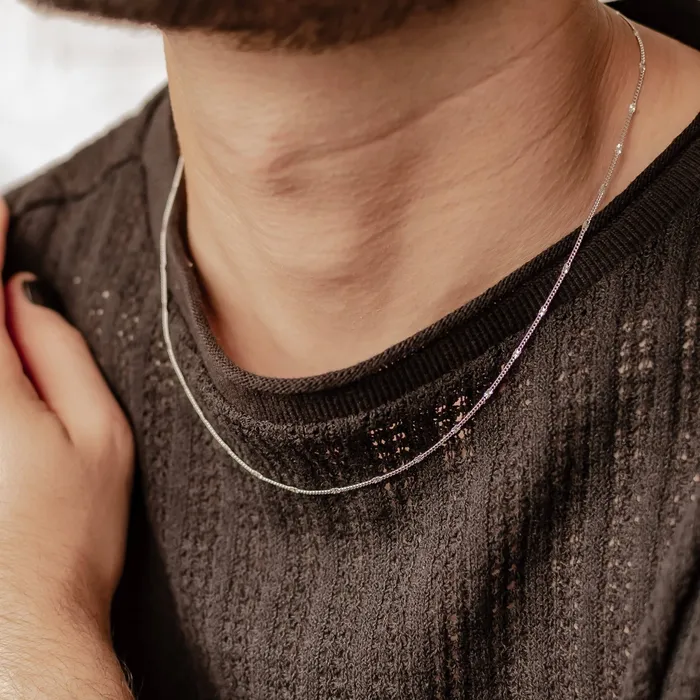 Necklaces Hey Happiness Delicate Starburst Chain Necklace Sterling Silver Necklaces Hey Happiness Delicate Starburst Chain Necklace Sterling Silver