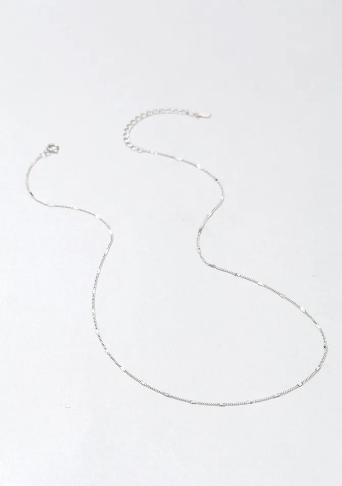 Necklaces Hey Happiness Delicate Starburst Chain Necklace Sterling Silver Necklaces Hey Happiness Delicate Starburst Chain Necklace Sterling Silver