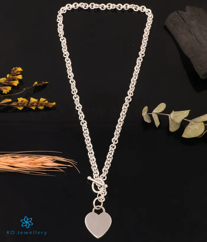 Necklaces Imported The Tiffany Silver Heart Necklace