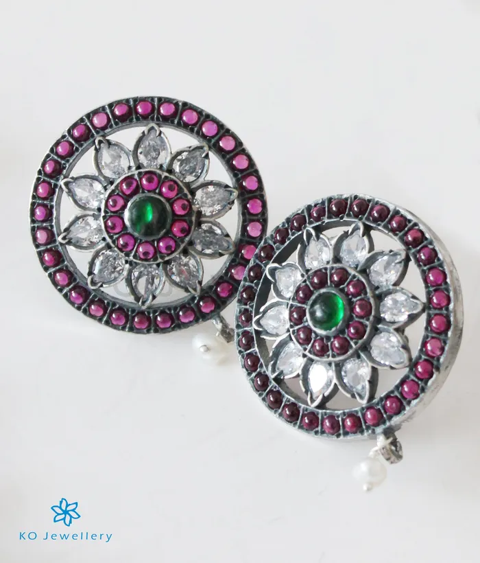 Necklaces Silversmith The Alankrita Silver Necklace Oxidised