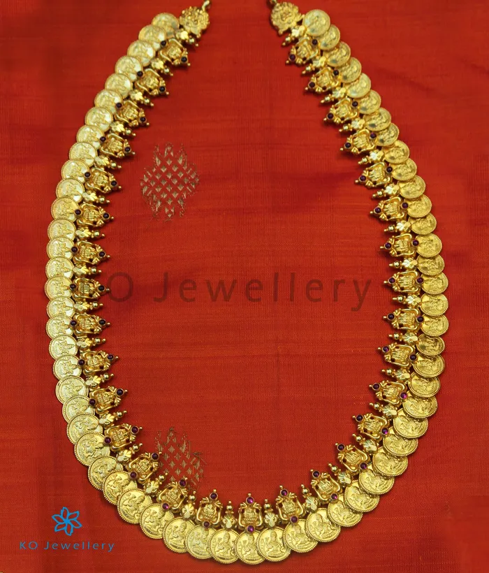 Necklaces Silversmith The Dhriti Antique Silver Lakshmi Kasumala Coin NecklaceWaistbelt