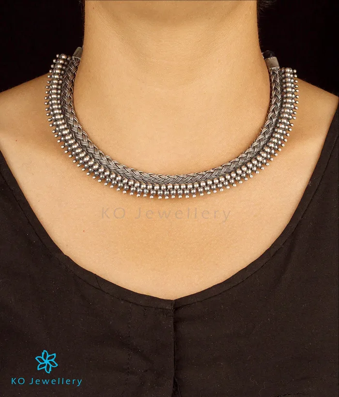 Necklaces Silversmith The Jivah Antique Silver Necklace