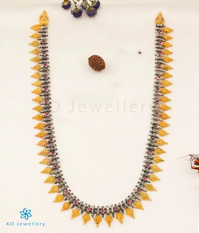 Necklaces Silversmith The Ridhi Silver Necklace TwoTone