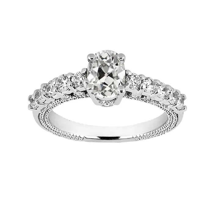 Oval Old Miner Genuine Natural Earth Mined Diamond Wedding Ring 3 Carats Gold Women Jewelry HarryChadEntcom Rings Oval Old Miner Genuine Natural Earth Mined Diamond Wedding Ring 3 Carats Gold Women Jewelry HarryChadEntcom Rings