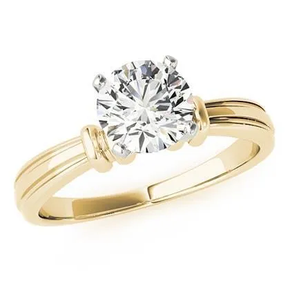 Rings 250 Carats Big Round Natural Earth Mined Diamond Solitaire Ring Two Tone Gold 14K New GB Rings 250 Carats Big Round Natural Earth Mined Diamond Solitaire Ring Two Tone Gold 14K New GB