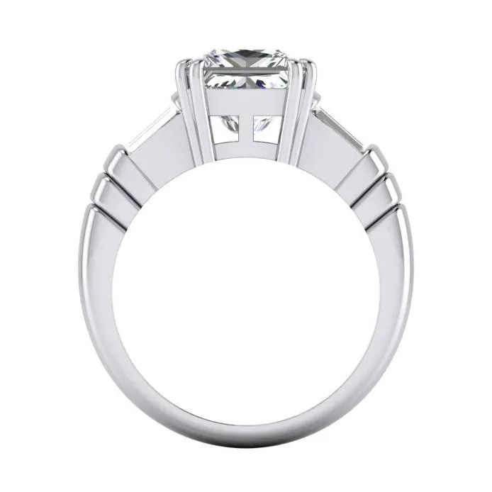 Rings GB Big Natural Earth Mined Diamond Ring 450 Ct Three Stone Gold Engagement Ring Rings GB Big Natural Earth Mined Diamond Ring 450 Ct Three Stone Gold Engagement Ring