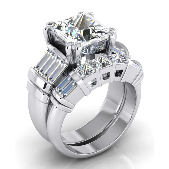 Rings GB Big Natural Earth Mined Diamond Ring 450 Ct Three Stone Gold Engagement Ring Rings GB Big Natural Earth Mined Diamond Ring 450 Ct Three Stone Gold Engagement Ring