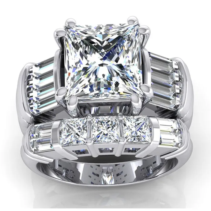 Rings GB Big Natural Earth Mined Diamond Ring 450 Ct Three Stone Gold Engagement Ring Rings GB Big Natural Earth Mined Diamond Ring 450 Ct Three Stone Gold Engagement Ring