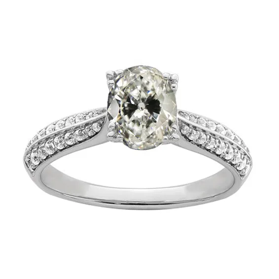 Rings HarryChadEntcom Gold Round Oval Old Mine Cut Genuine Natural Earth Mined Diamond Anniversary Ring 4 Carats Rings HarryChadEntcom Gold Round Oval Old Mine Cut Genuine Natural Earth Mined Diamond Anniversary Ring 4 Carats