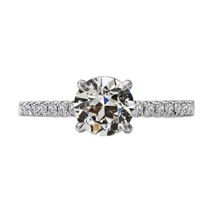 Rings HarryChadEntcom Old Mine Cut Round Real Natural Earth Mined Diamond Solitaire Ring With Accents 350 Carats Rings HarryChadEntcom Old Mine Cut Round Real Natural Earth Mined Diamond Solitaire Ring With Accents 350 Carats